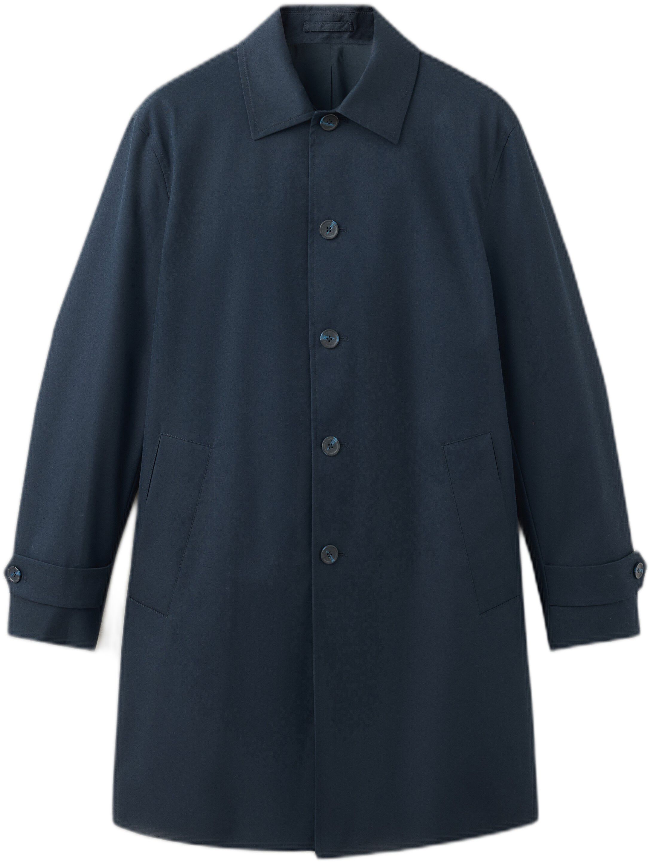 Water-repellent gabardine with pock