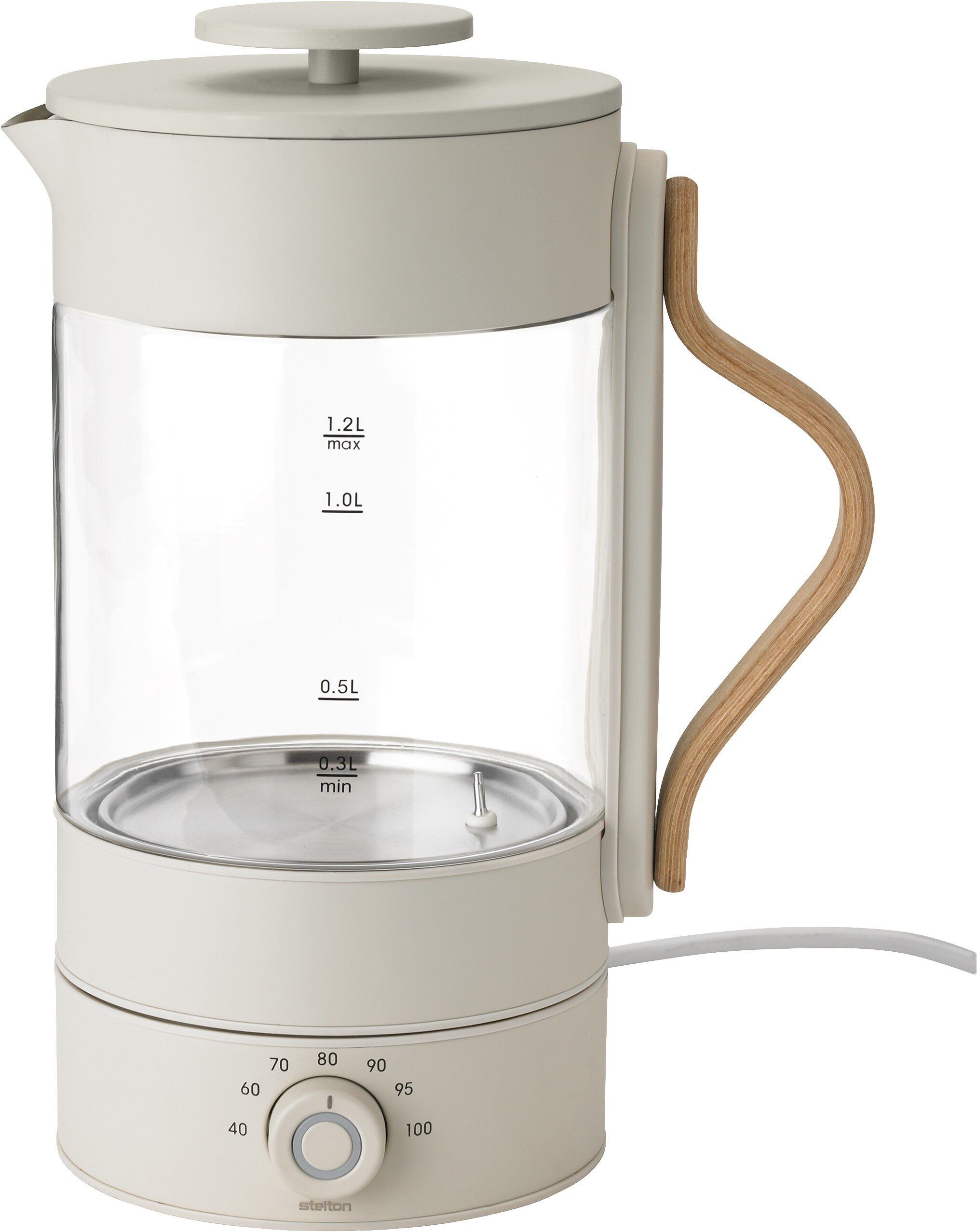 Emma vattenkokare (EU) 1.2 l. clear/sand