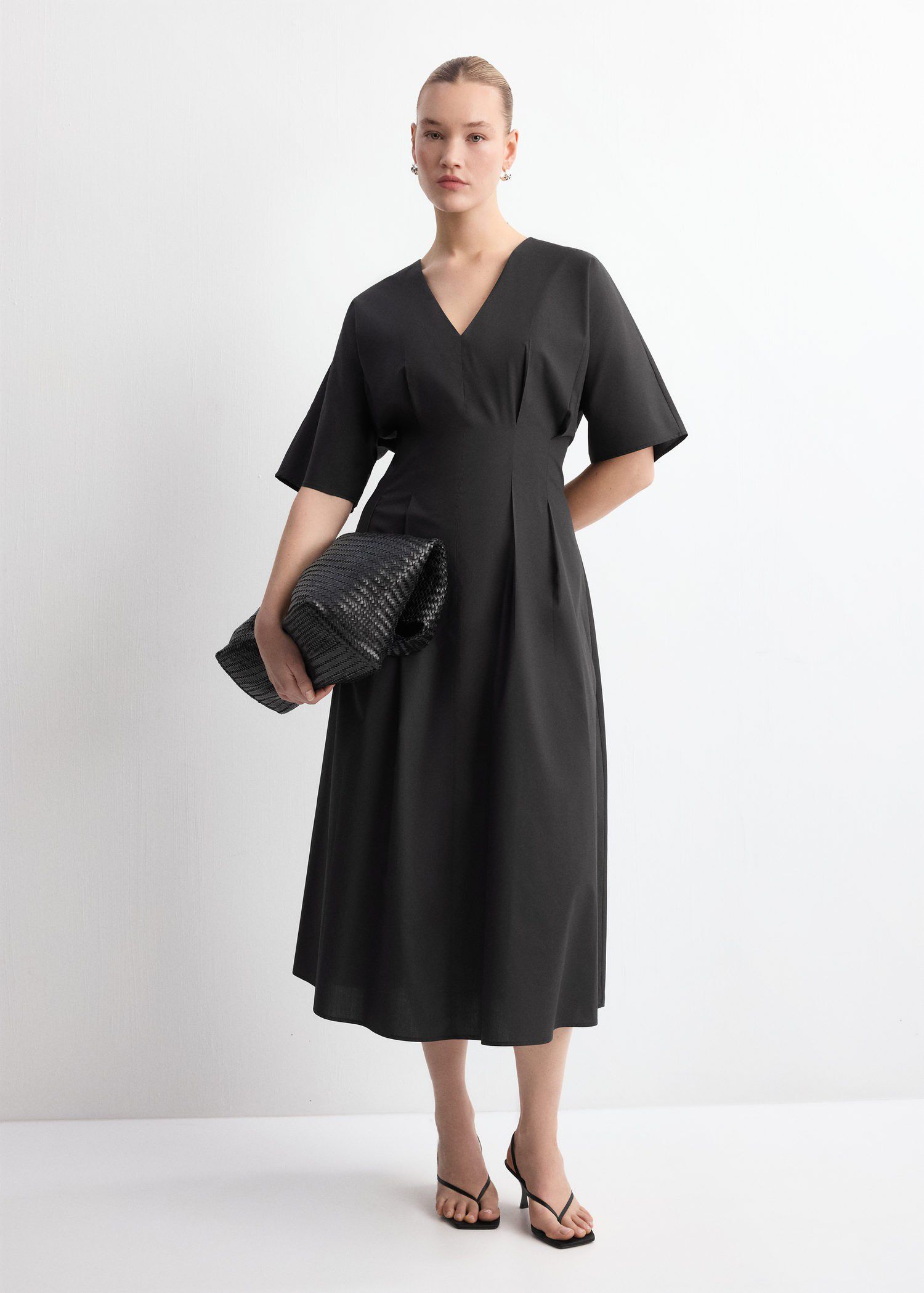 A-line lyocell dress