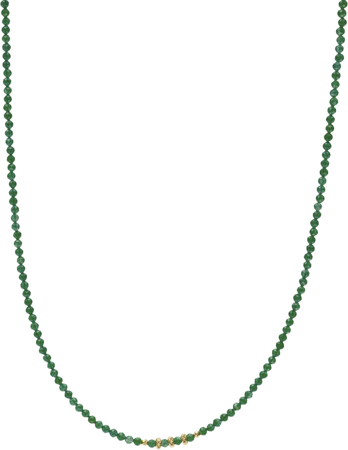 Nikki Necklace Green Spinel - Gold