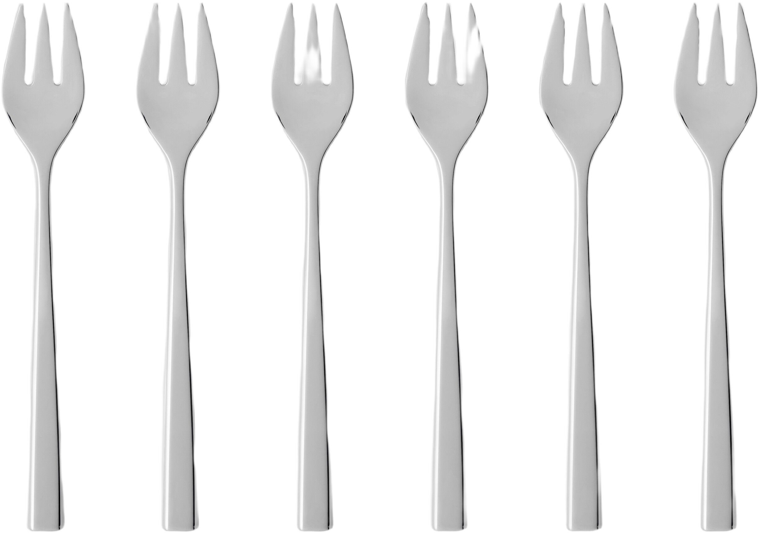 T&aring;rtgaffel Fuga 15,5 cm 6 st Matt/Blankt st&aring;l