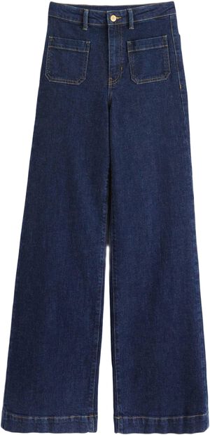 Højtaljede jeans i bomuldsdenim me