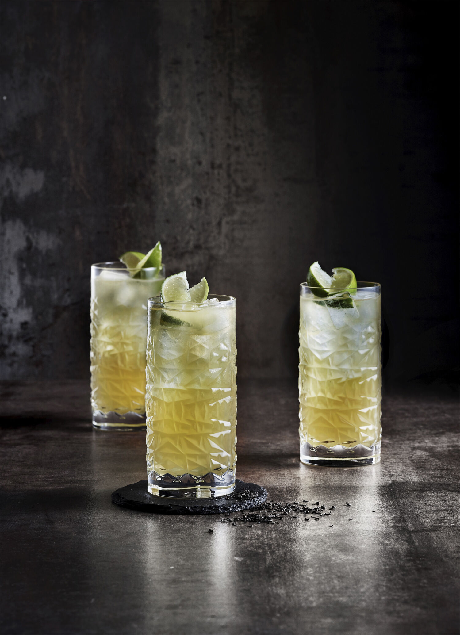 &Oslash;lglass/longdrinkglass Mixology Textures 48 cl 4 stk.