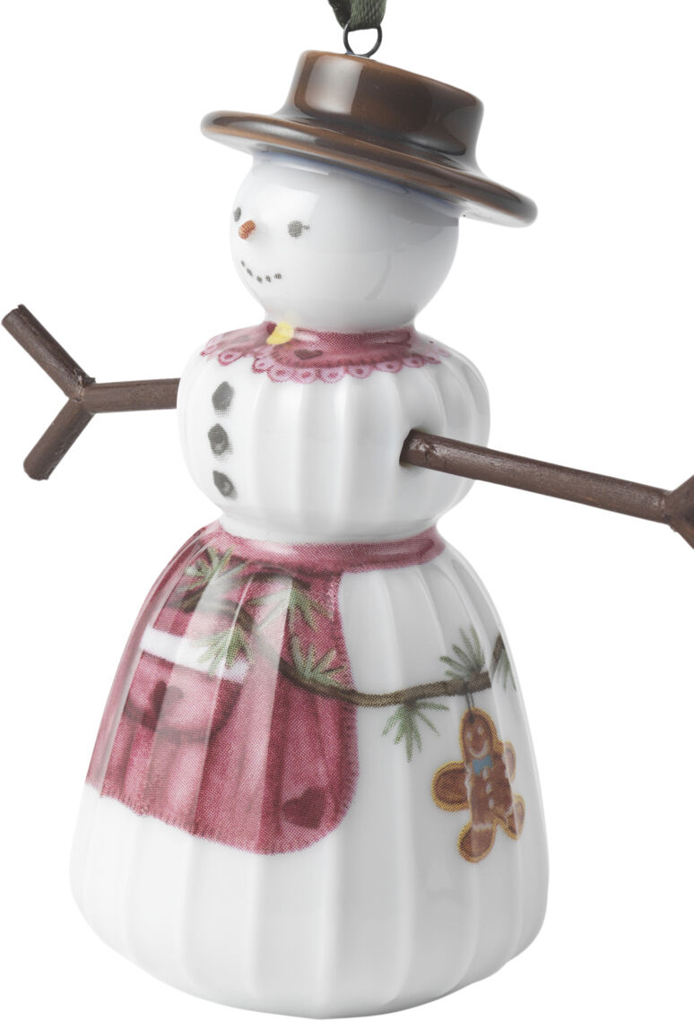 Hammersh&oslash;i Christmas Sn&ouml;gumma h&auml;ngande H9 vit m. deko