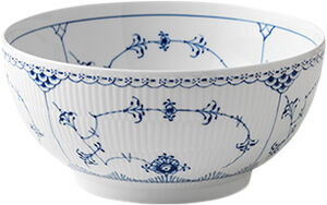 Blue Fluted Half Lace skål 3,1 L / 24 cm