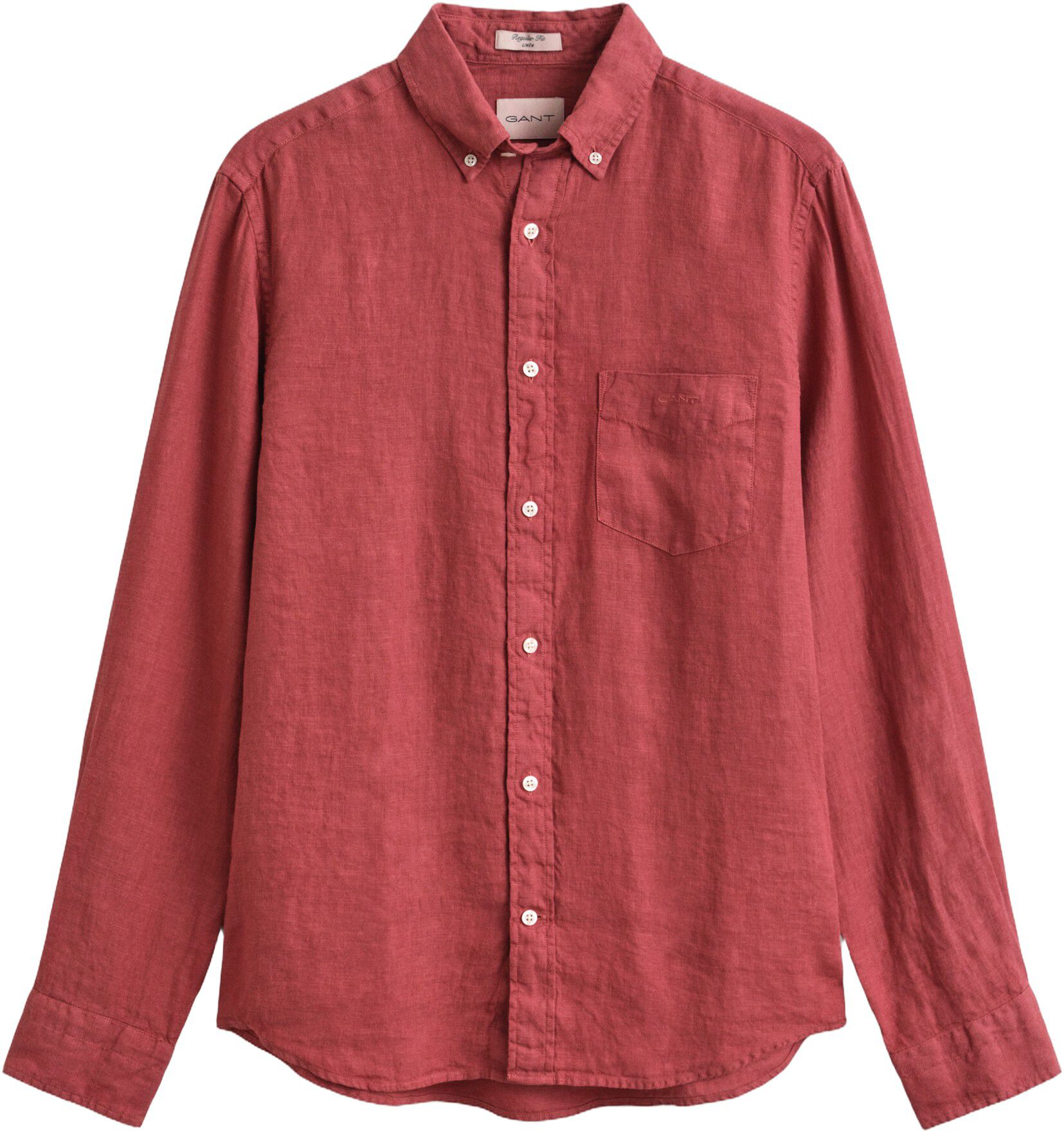 REG GMNT DYED LINEN SHIRT