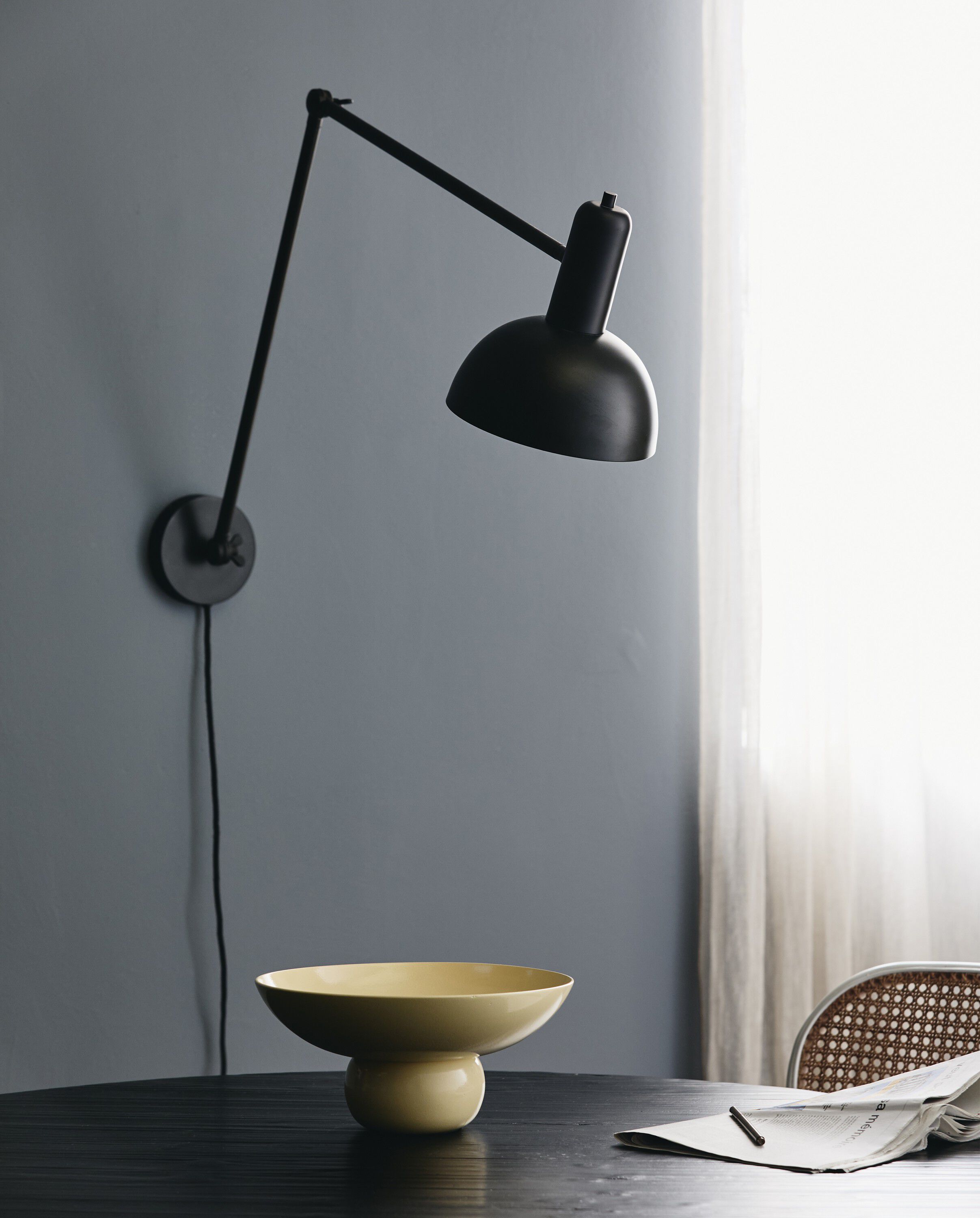 FREYA wall lamp - black