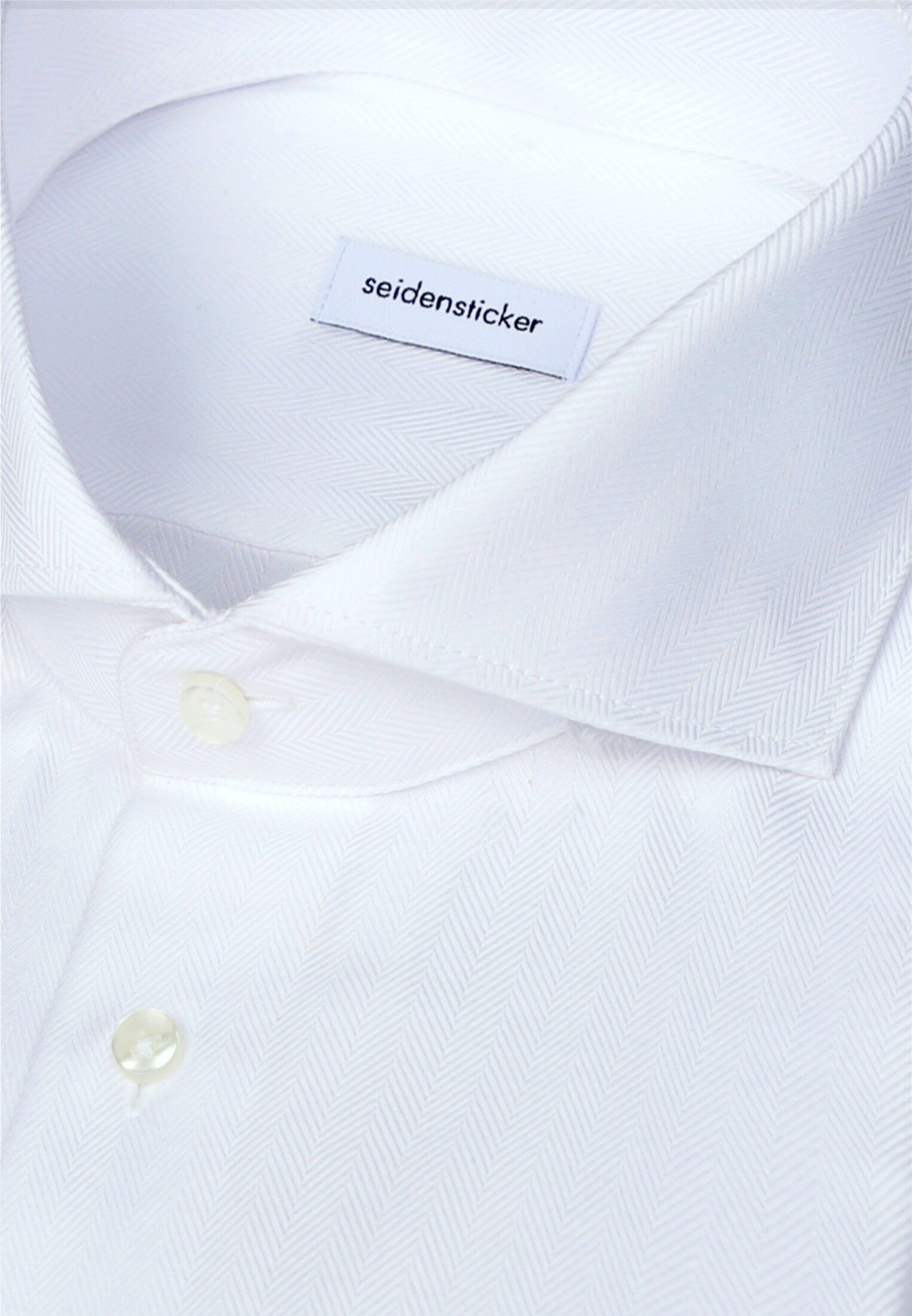 Business shirt Slim 1/1 Shark Collar Herringbone
