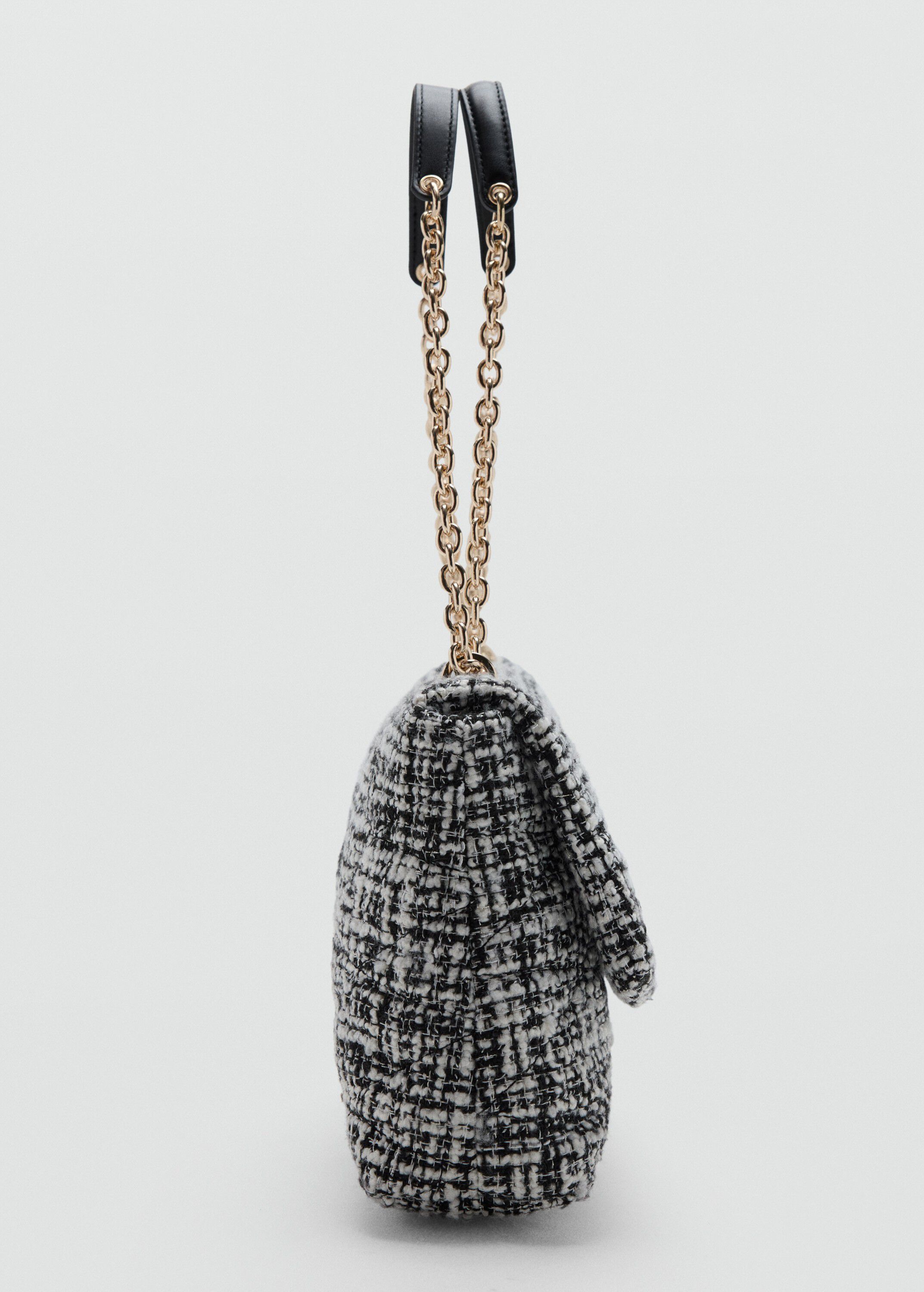Large tweed handbag