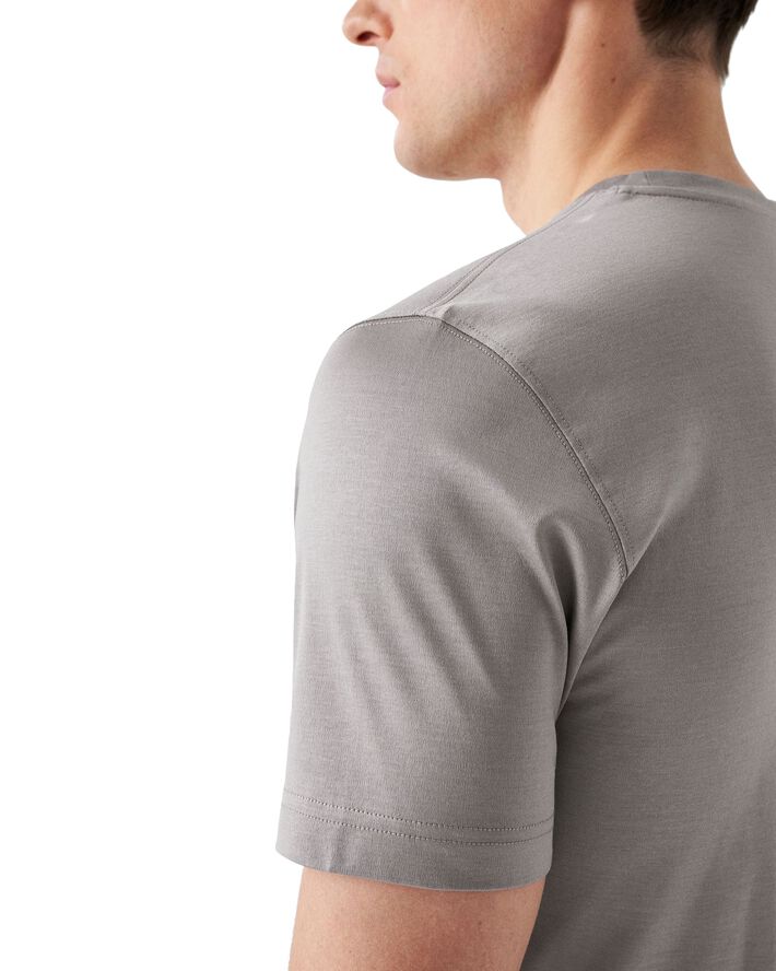 Gray Blue Filo di Scozia T-shirt