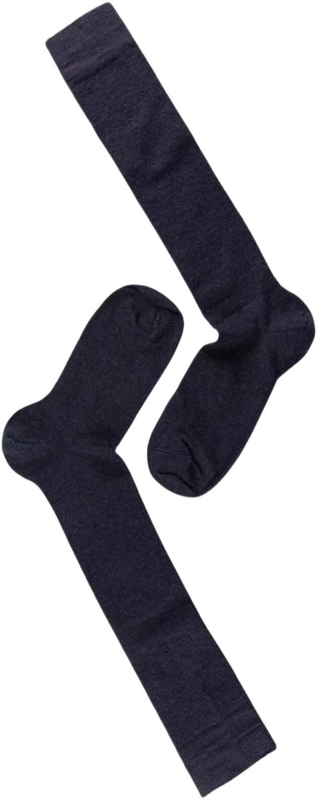 Note Flat Knit Wool Knee High