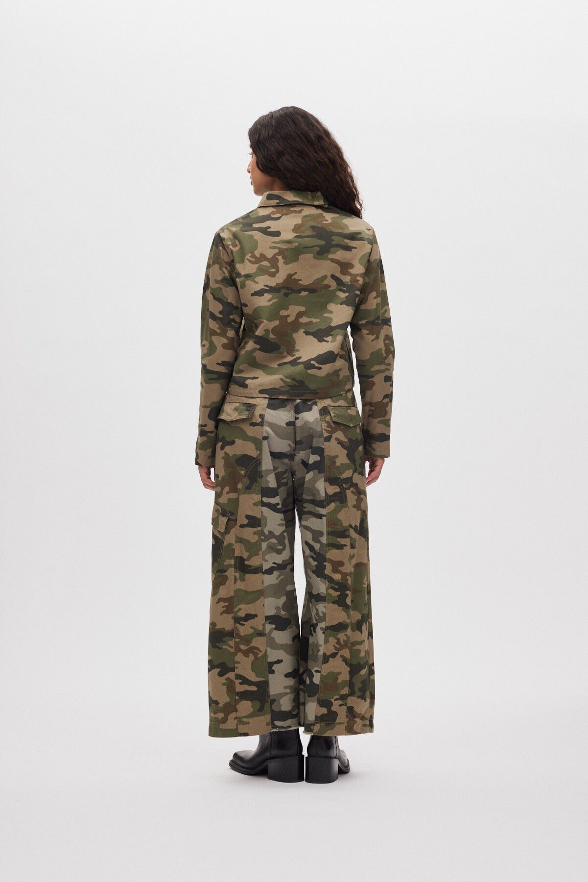 Camo patchwork jacket - Aleksandra