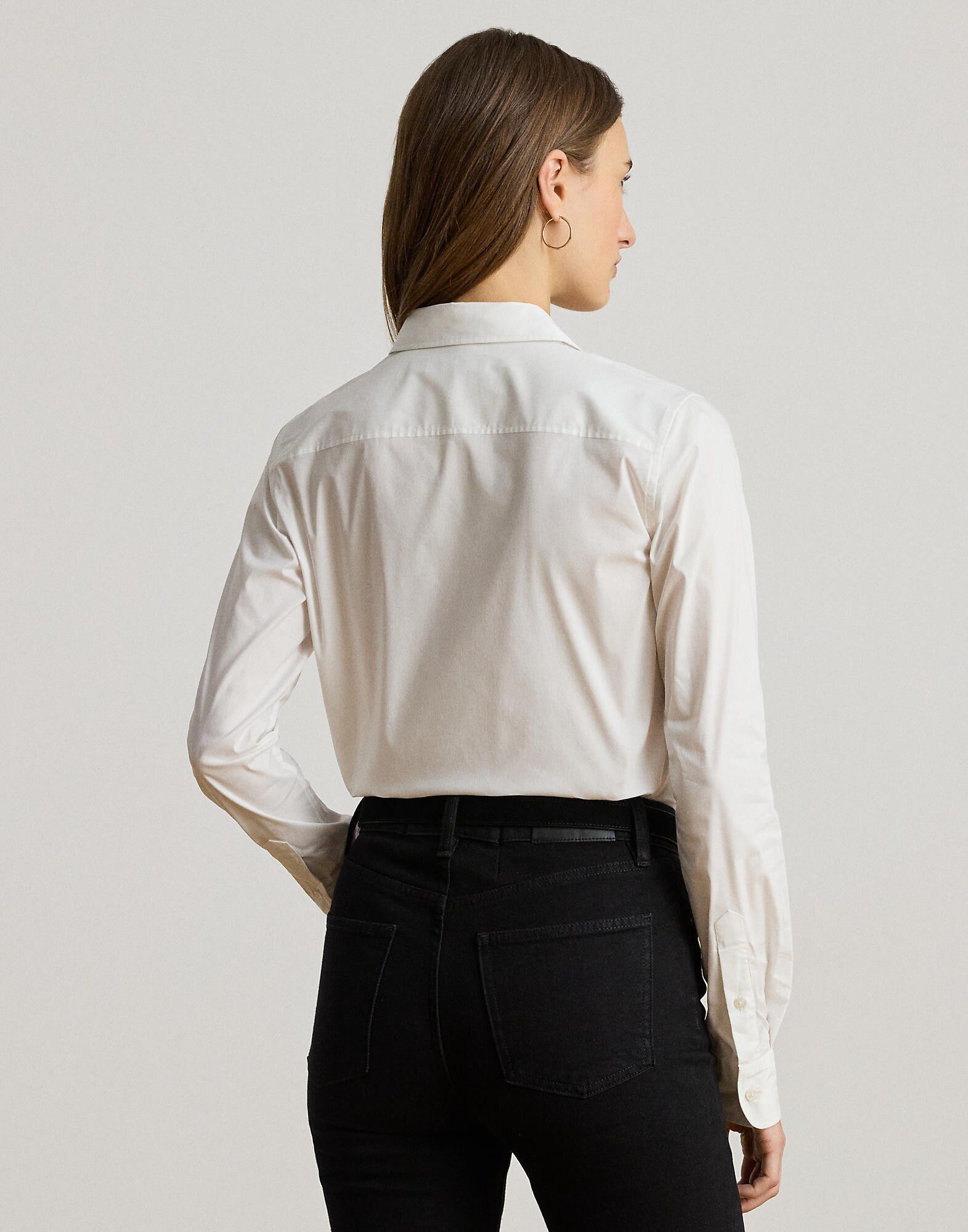 Classic Fit Logo Cotton-Blend Shirt