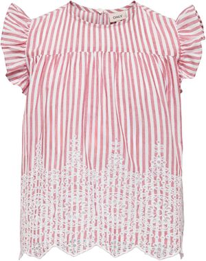 KOGBONDI LIFE S/L EMB FRILL TOP WVN