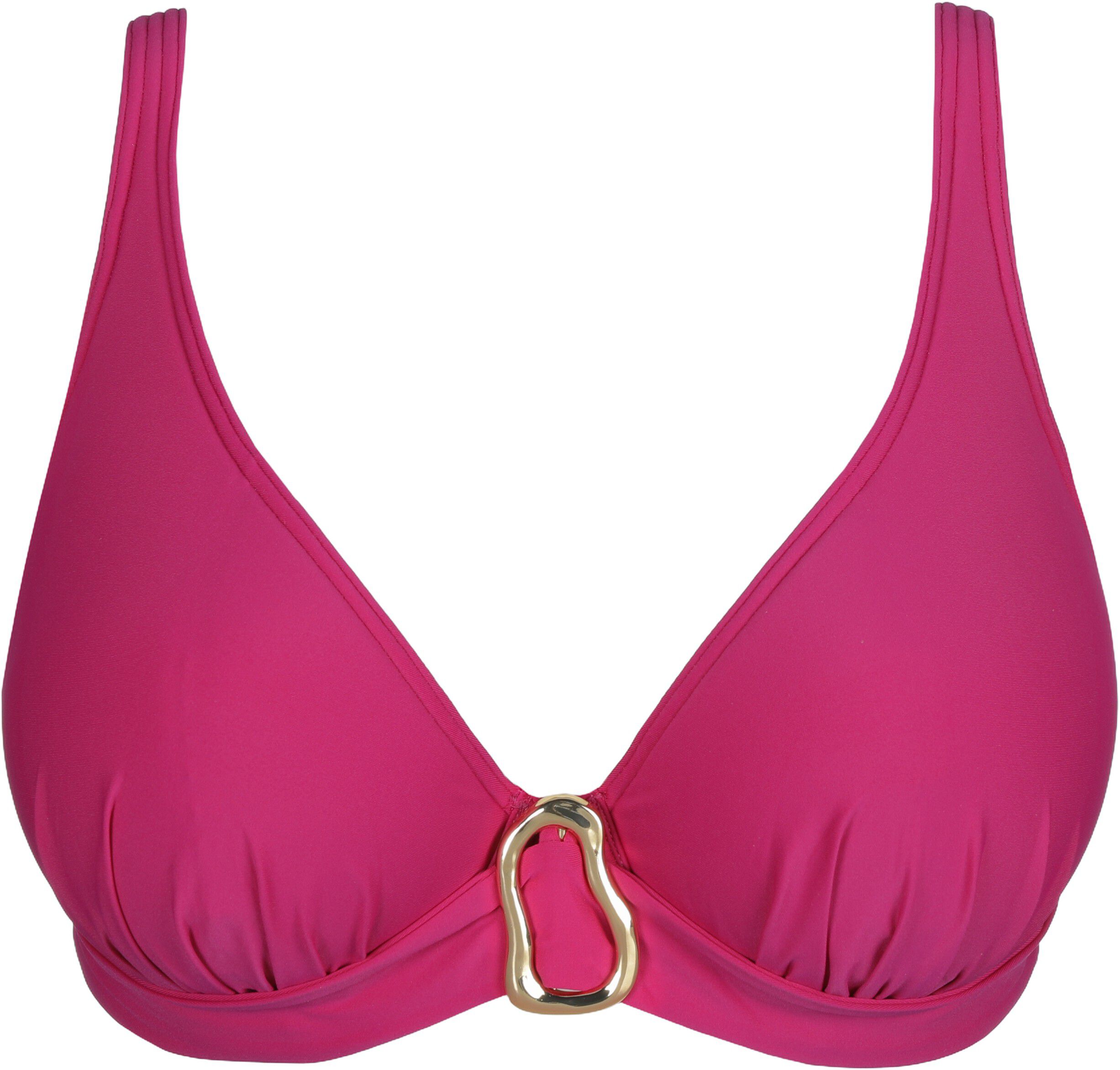 Uvita padded plunge bikini top