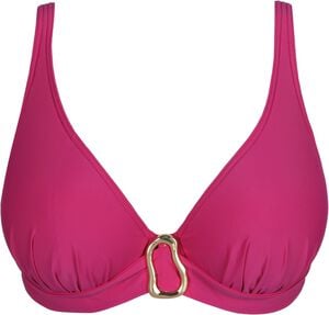 Uvita padded plunge bikini top