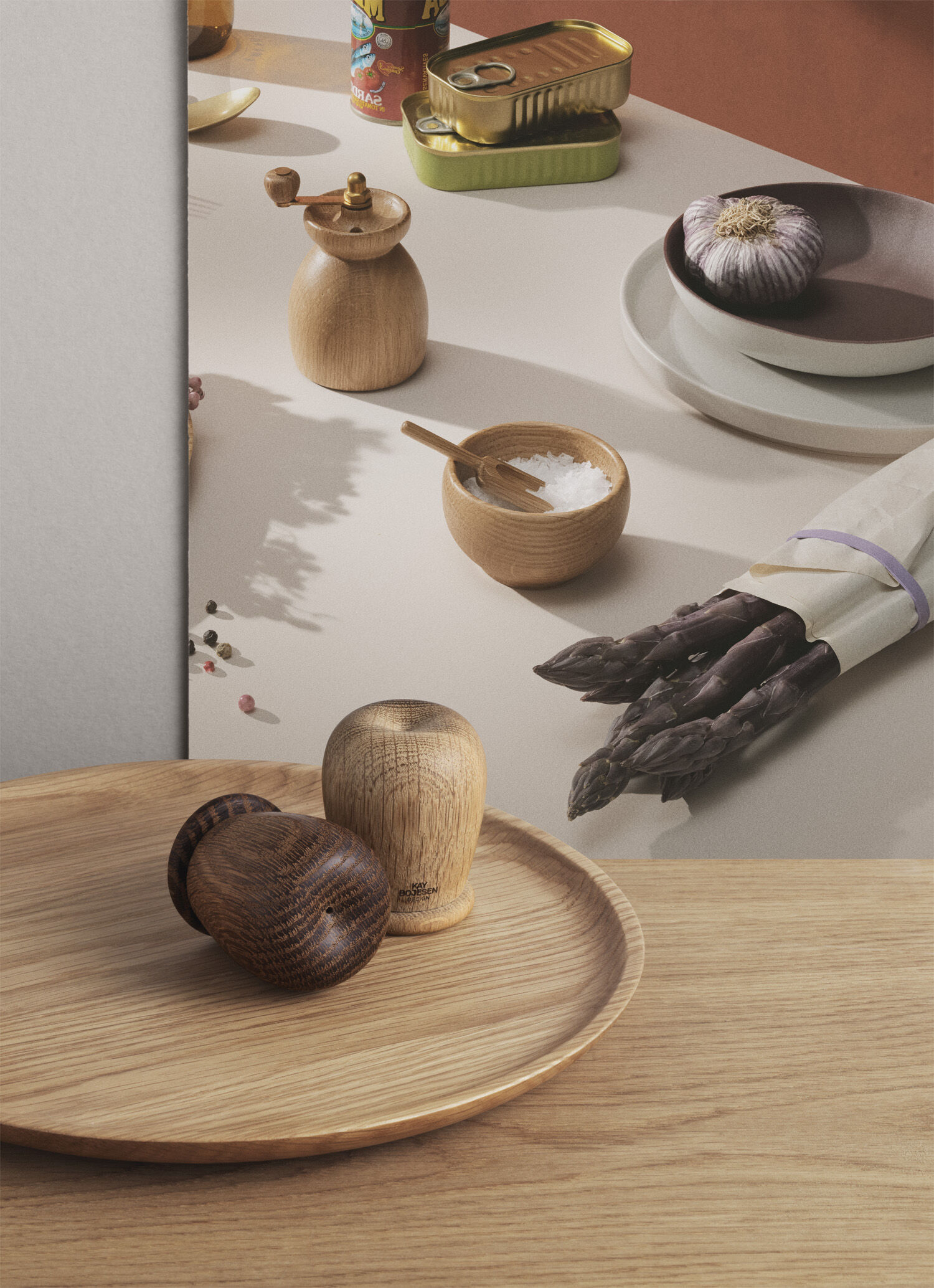 Salt- og pebers&aelig;t H6 eg/r&oslash;get eg