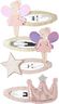 Set of four hair clips featuring di