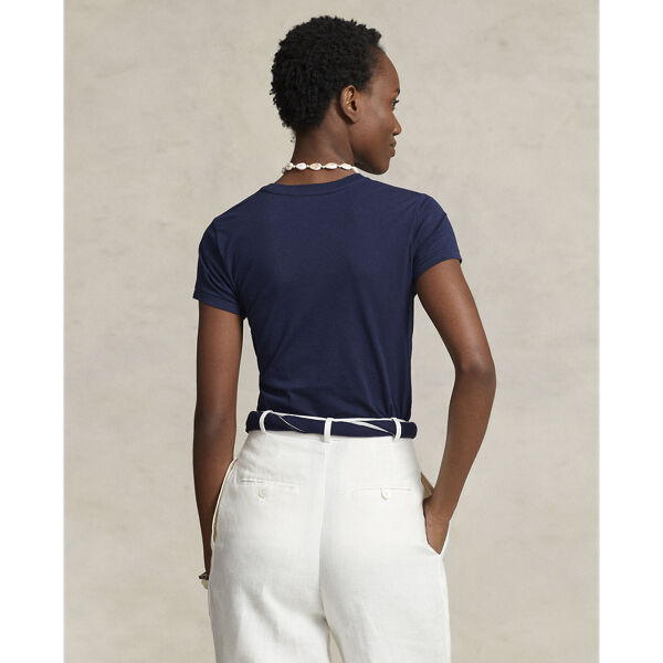 Cotton Jersey Crewneck Tee