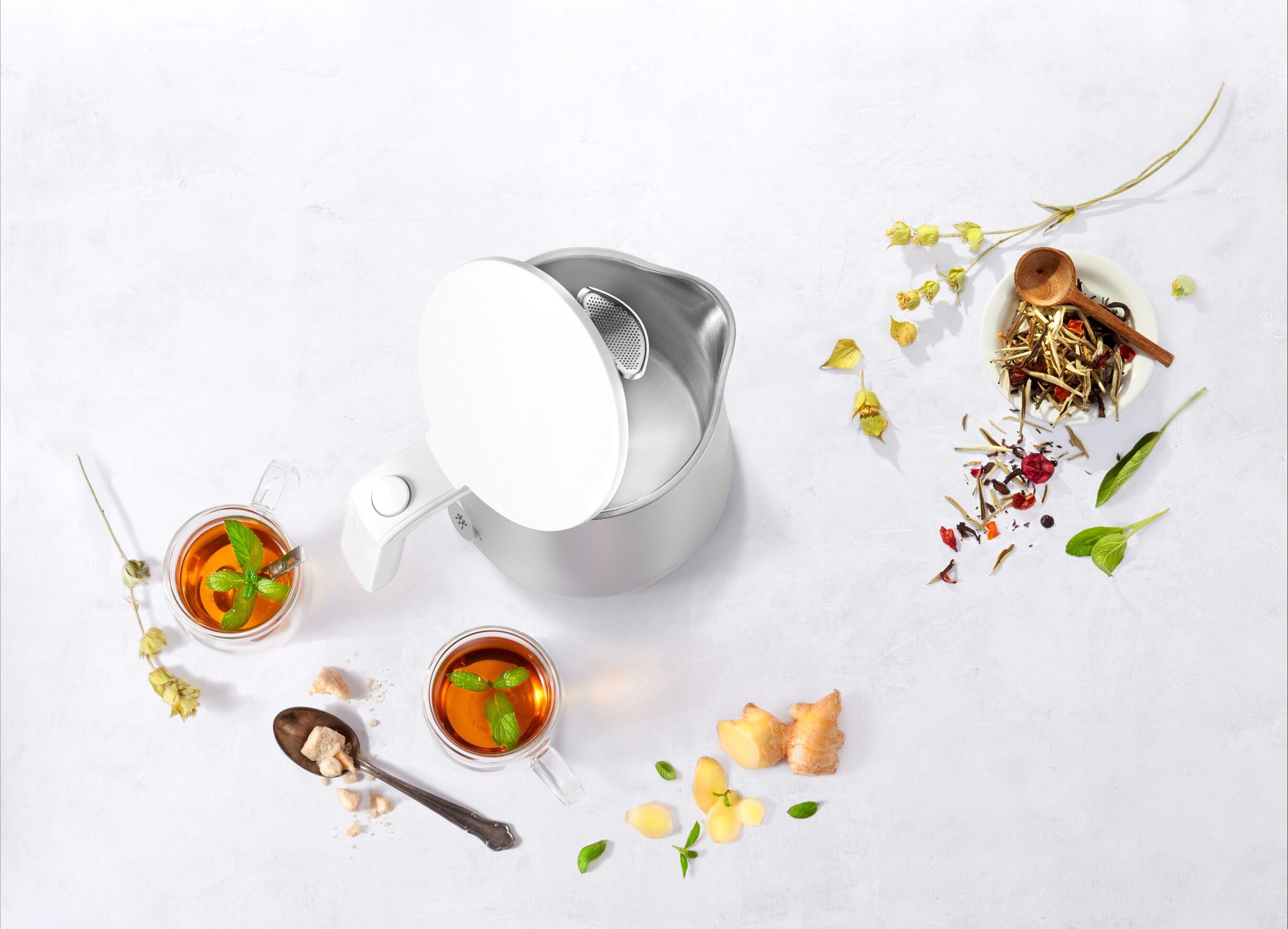 Enfinigy Elektrisk vattenkittel, 1 l, Silver