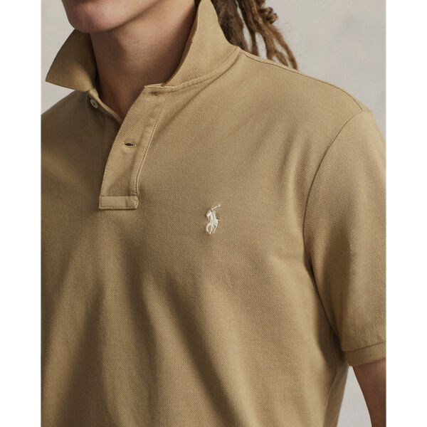 Custom Slim Fit Mesh Polo