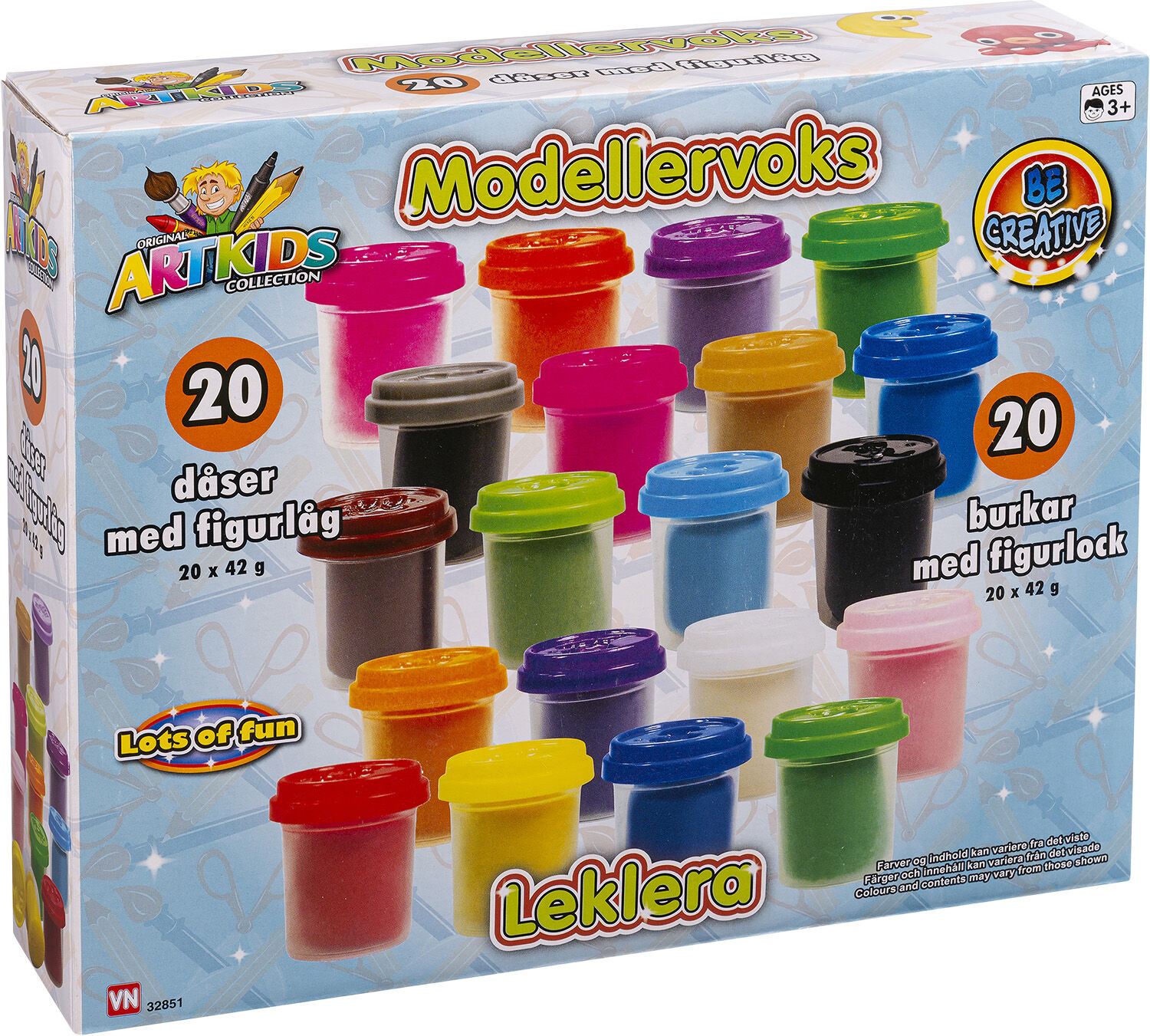 ARTKIDS 20 CANS MODELVOKS