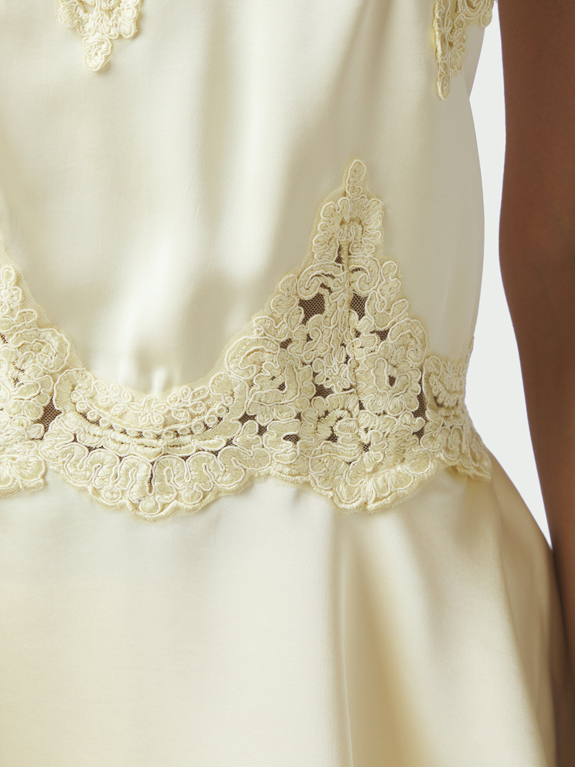 Kaela Heavy Sateen Lace Top