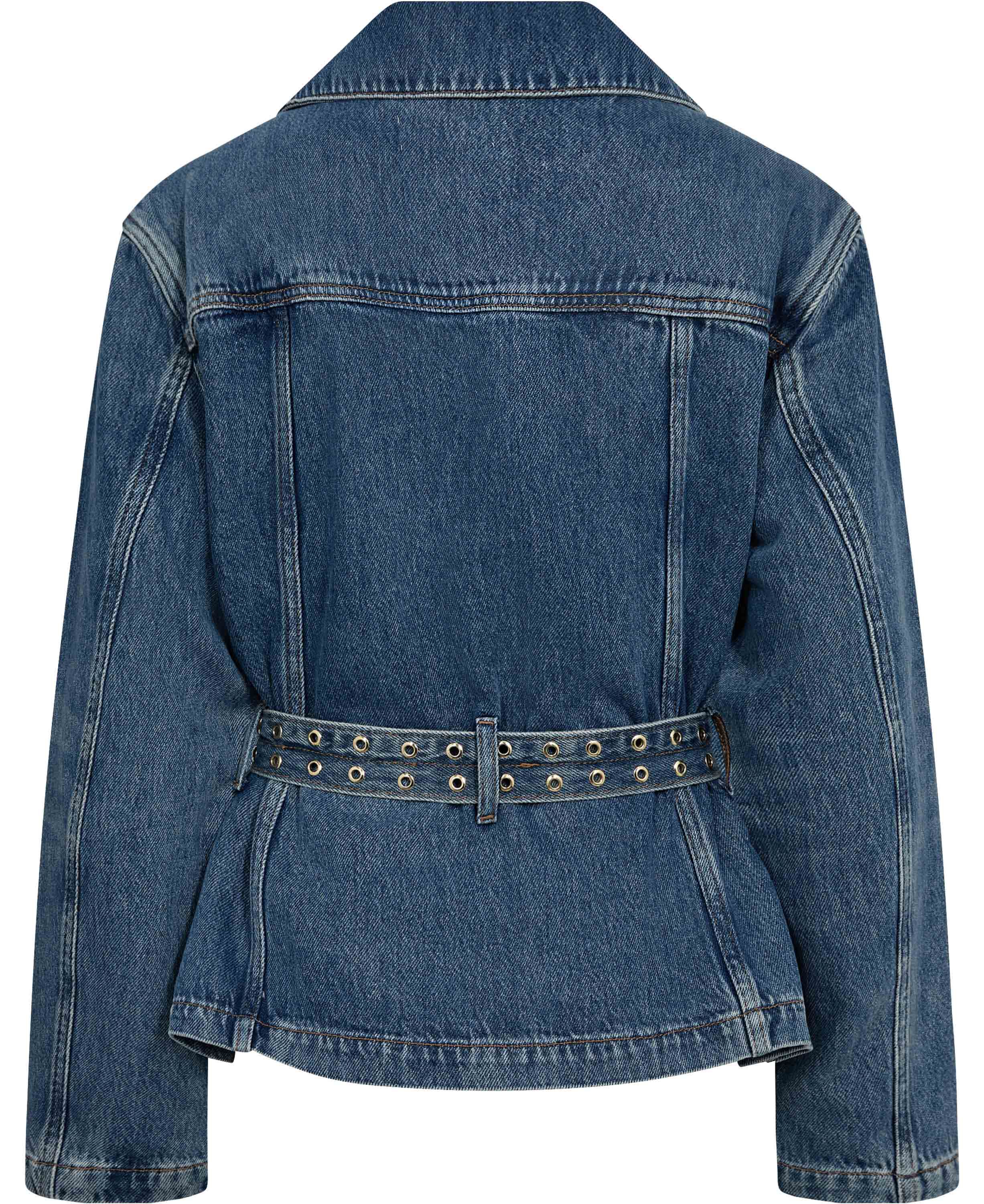 Soft Rigid Denim Short Jacket