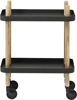 Block bord svart