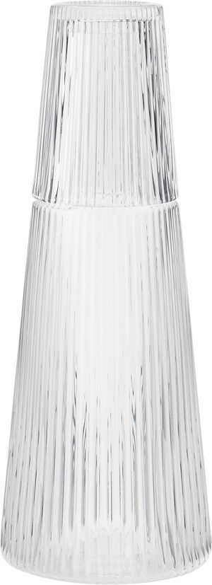 Pilastro karaff med dricksglas 1 l. clear