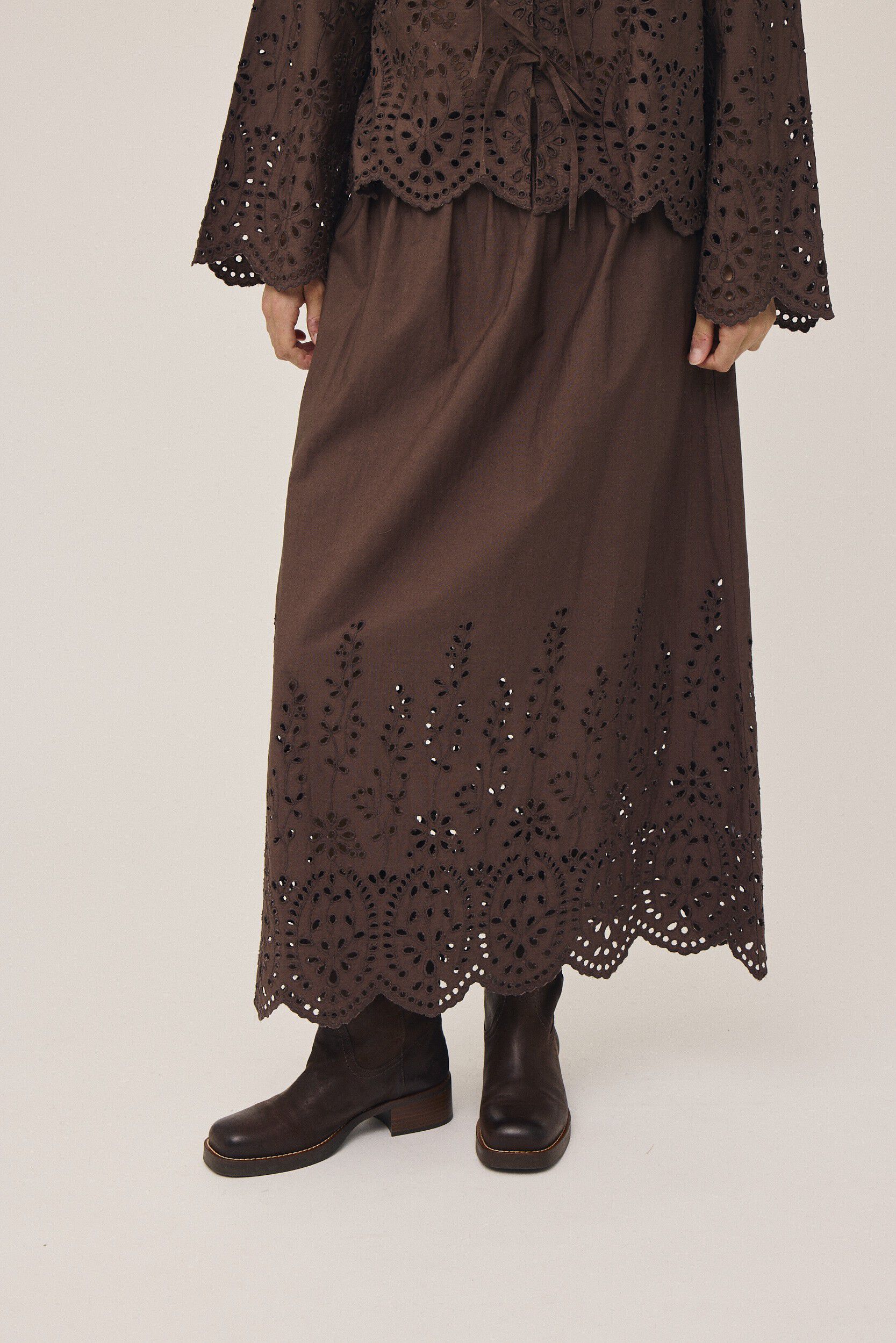 Asta 19 Maxi nederdel - 100% &Oslash;kologisk bomuld GOTS