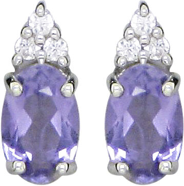 Amethyst Drop &Oslash;restikker - S&oslash;lv