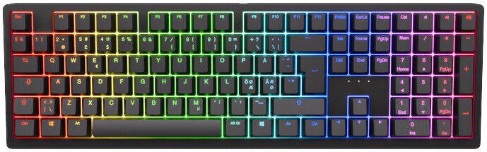 Ducky Zero 6108 Classic - Tr&aring;dl&oslash;s - MX Brown Tastatur