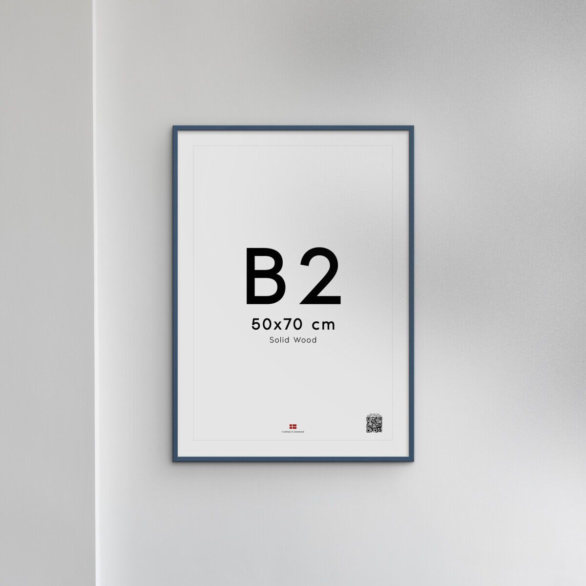 Poster&Frame - Indian Teal Wood 30x40cm