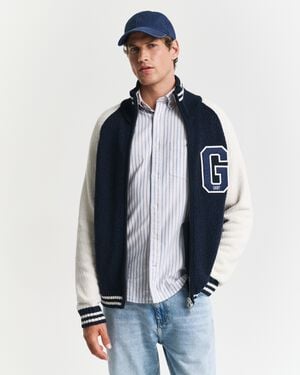ZIPPED COTTON SLUB CARDIGAN