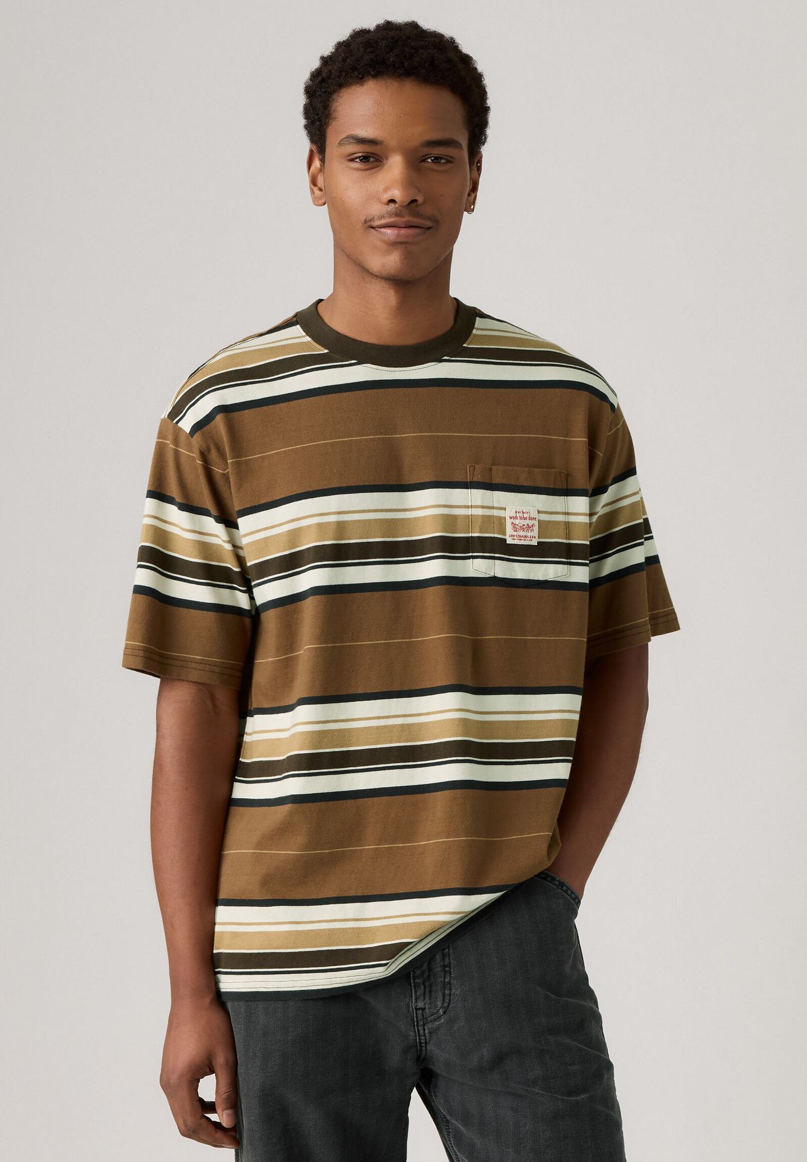SS WORKWEAR TEE DARLIN STRIPE