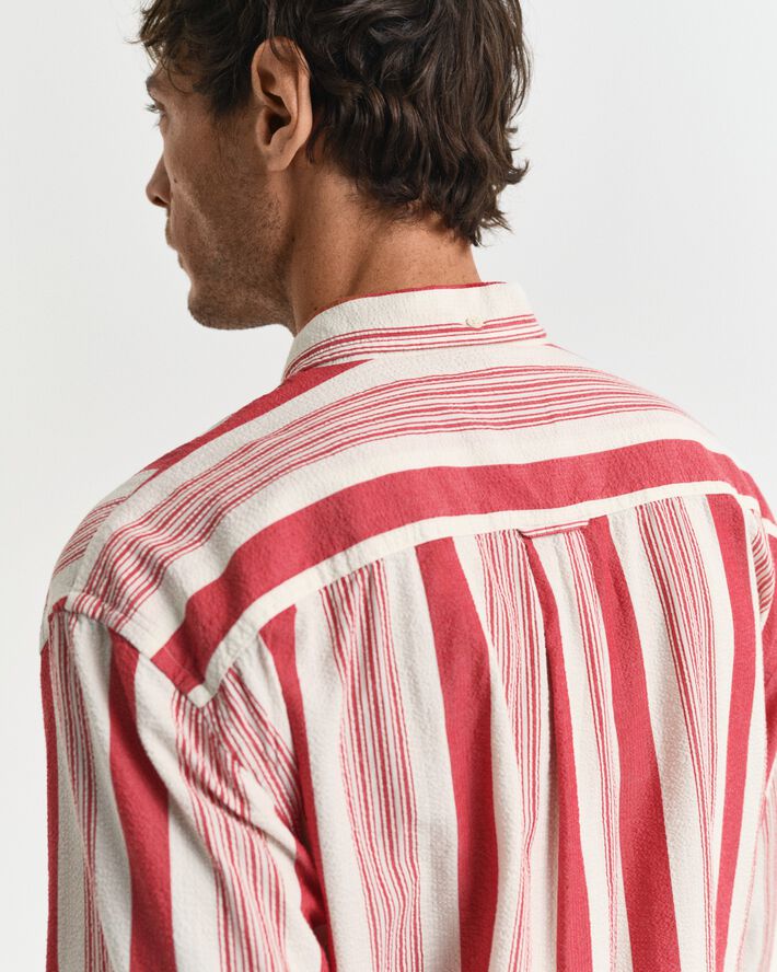 REL SEERSUCKER WIDE STRIPE SHIRT