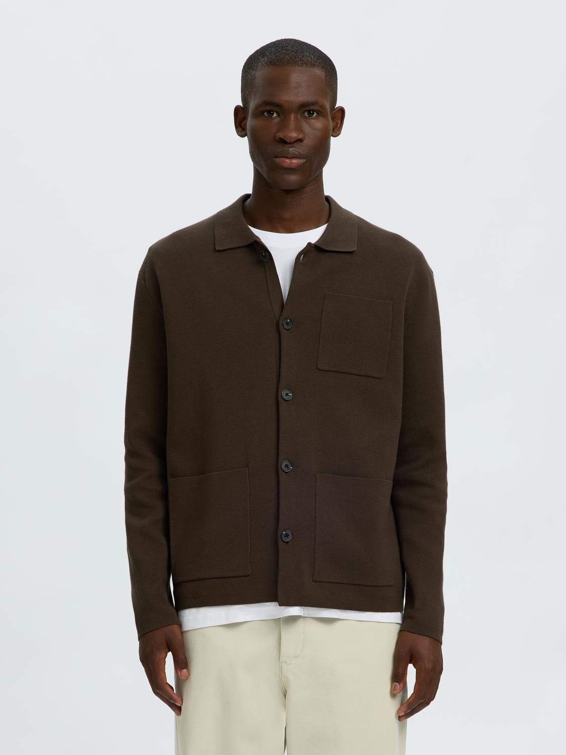 Slmmike Light Polo Cardigan Noos