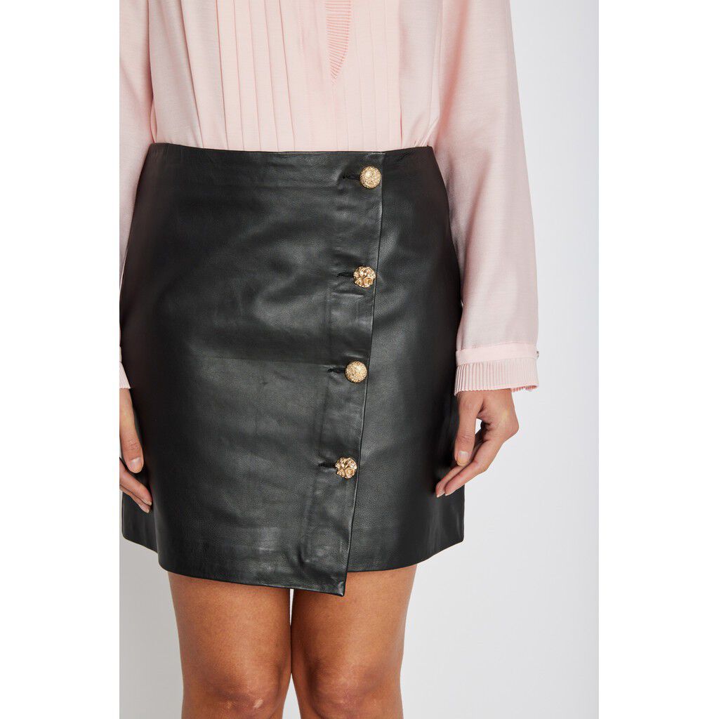 GentianBBShinni Leather skirt