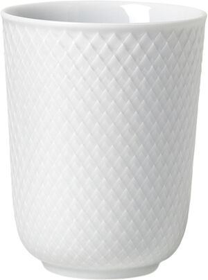 Rhombe Krus 33 cl hvid porcelæn