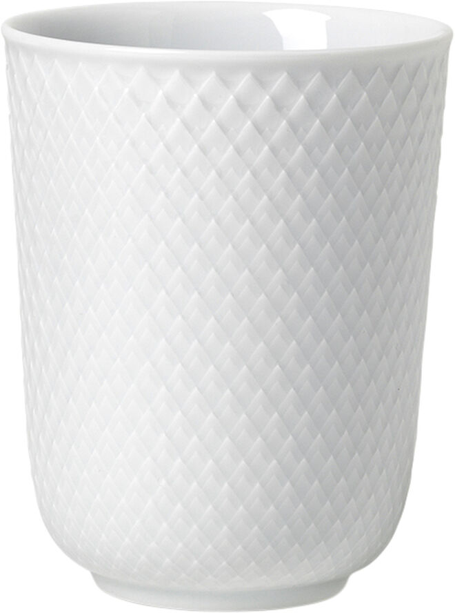 Rhombe Krus 33 cl hvid porcelæn