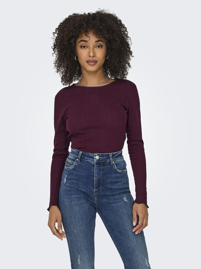 ONLCARLOTTA L/S TOP NOOS JRS