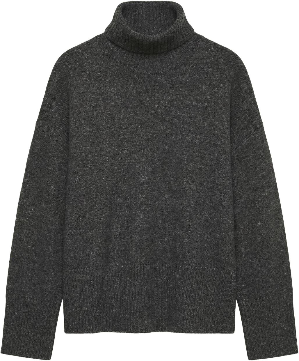 Awemma Ls High Neck Knit Jumper