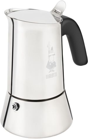 Espressokande Venus, 10 kop Stål Bialetti