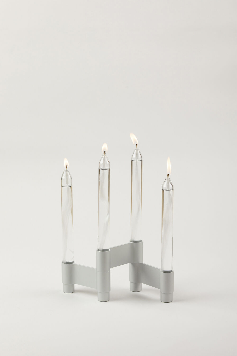 LINK, CANDLE HOLDER, MATT ALUMINIUM, 11060M