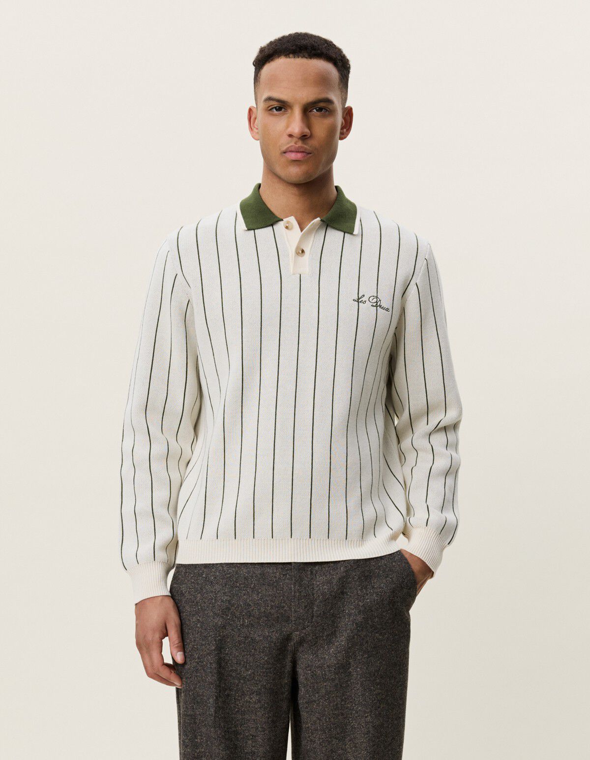 Signature Knitted Ls Polo