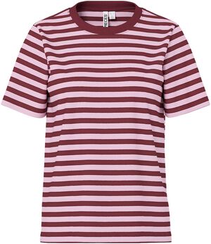 PCRIA SS TEE MULTICOL STRIPES NOOS