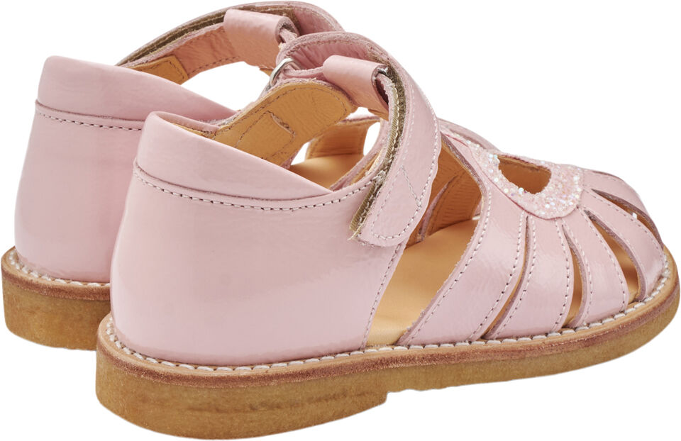 Hjerte sandal med velcrolukning