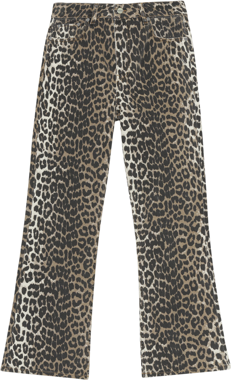 Print Denim Betzy Cropped