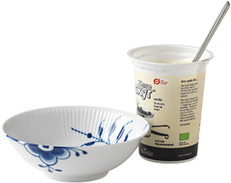 Blue Fluted Mega 35 cl skål